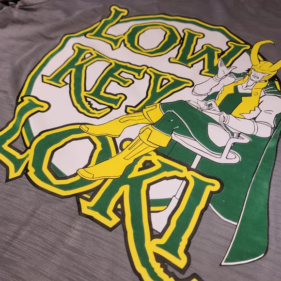 Marvel Low Key Loki Gray Shirt Size XL - Picture 2 of 5